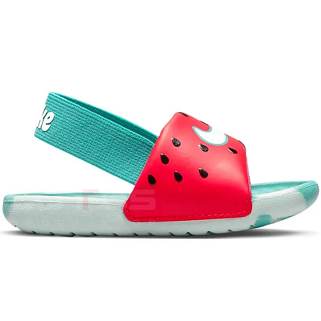 ДЕТСКИ ДЖАПАНКИ NIKE KAWA SLIDE SE1 BT RED/TEAL