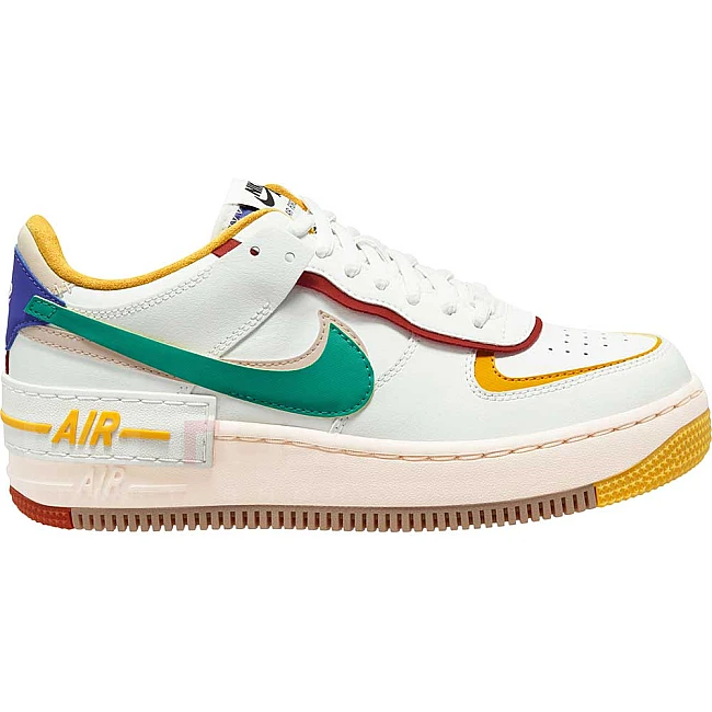 ДАМСКИ ОБУВКИ NIKE AF1 SHADOW SUMMIT WHITE/GREEN/YELLOW