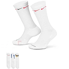 ЧОРАПИ NIKE EVERYDAY PLUS CUSH CREW 3PR - 144 G WHITE