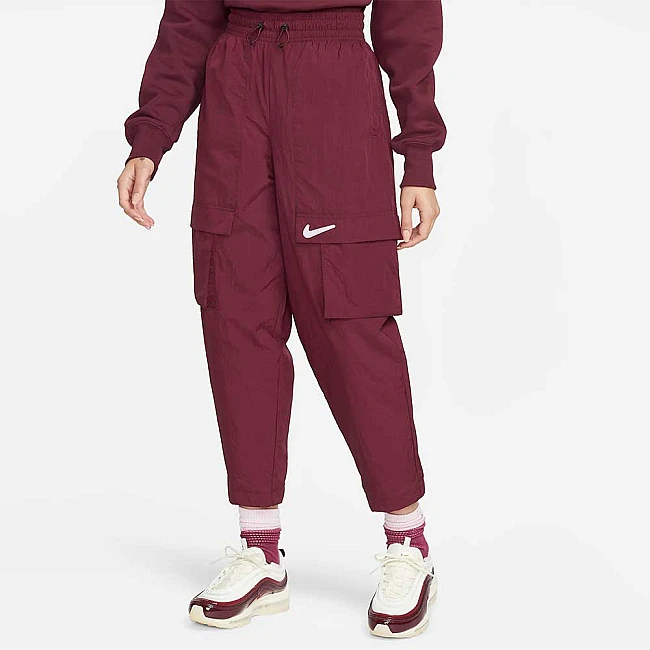 ДАМСКО ДОЛНИЩЕ NIKE NSW SWSH WVN MR PANT BEETROOT