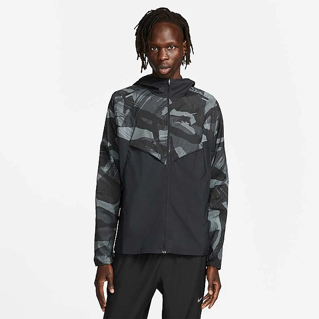 МЪЖКО ЯКЕ NIKE RPL WINDRUNNER CAMO BLACK/SILV