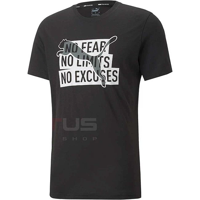 МЪЖКА ТЕНИСКА PUMA PERFORMANCE SLOGAN CAT TEE BLACK
