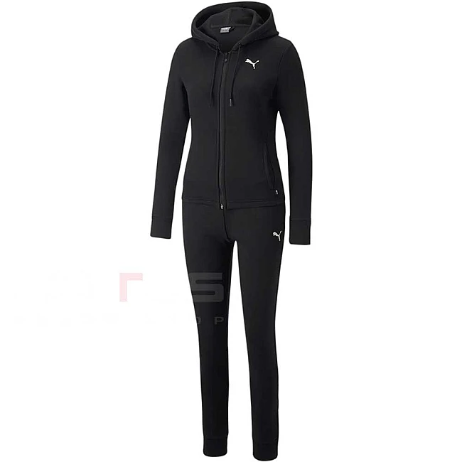 ДАМСКИ СПОРТЕН ЕКИП PUMA CLASSICS HOODED TRACKSUIT FL CL BLACK
