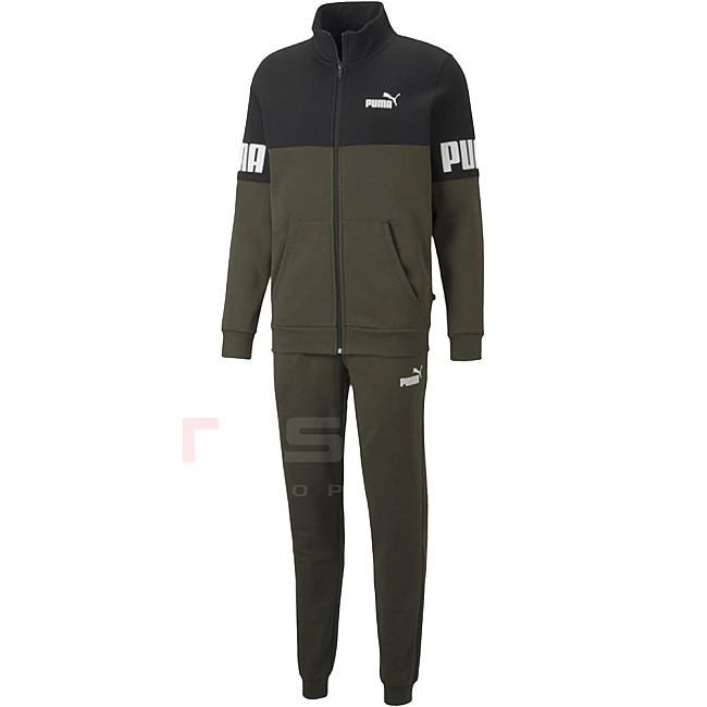 МЪЖКИ СПОРТЕН ЕКИП PUMA POWER COLORBLOCK SUIT FL CL GREEN