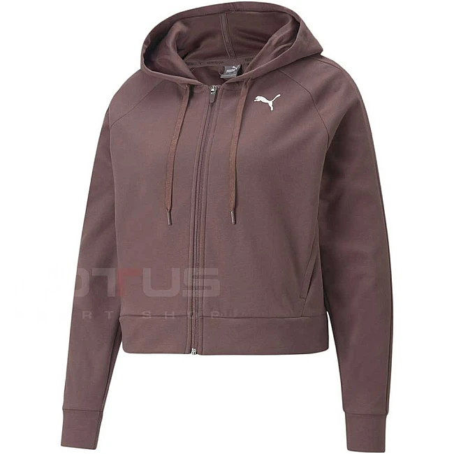 ДАМСКО ГОРНИЩЕ PUMA MODERN SPORTS FULL-ZIP HOODIE ROSE PLUM