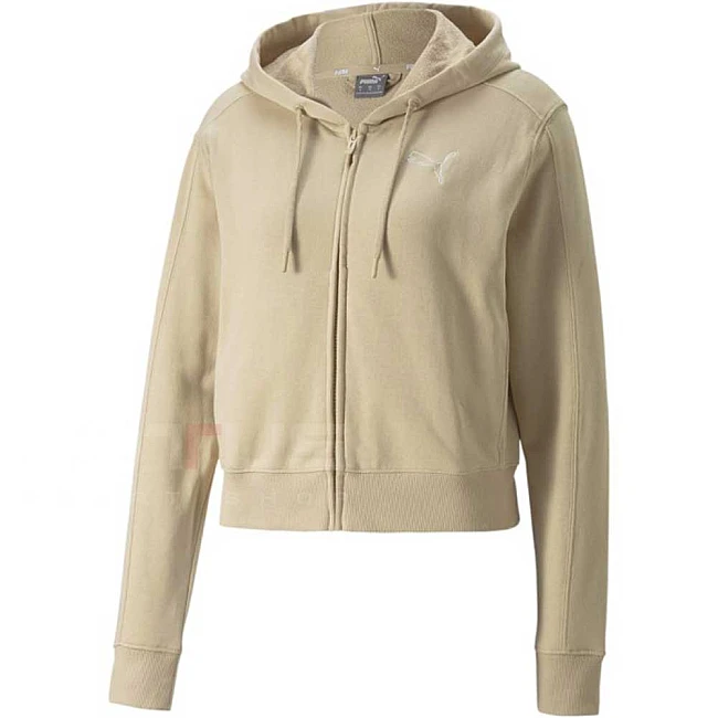 ДАМСКО ГОРНИЩЕ PUMA HER FULL-ZIP HOODIE TR LT SAND
