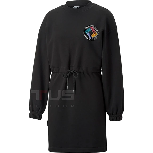 ДАМСКА РОКЛЯ PUMA SWxP CREW DRESS TR BLACK