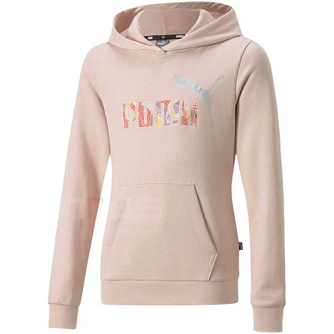 ДЕТСКИ СУИТШЪРТ ЗА МОМИЧЕ PUMA ESS+ BLOOM LOGO HOODIE TR G ROSE