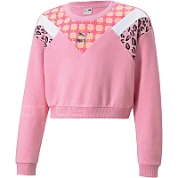 ДЕТСКА БЛУЗА PUMA CLASSICS 90S PREP CREW TR G PINK
