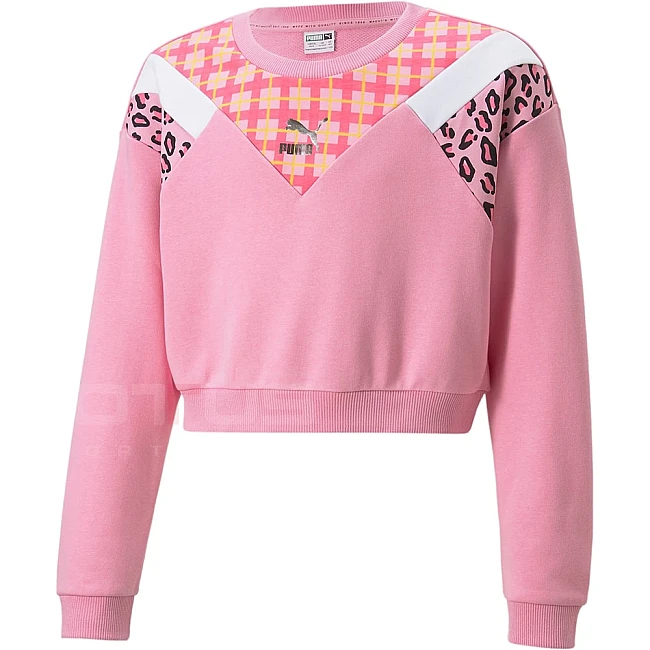 ДЕТСКА БЛУЗА PUMA CLASSICS 90S PREP CREW TR G PINK