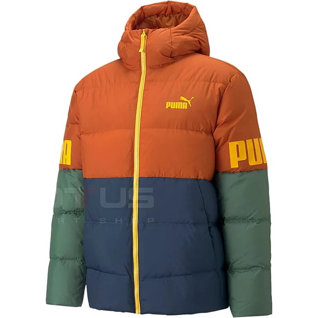 МЪЖКО ЯКЕ PUMA POWER DOWN JACKET BROWN/BLUE
