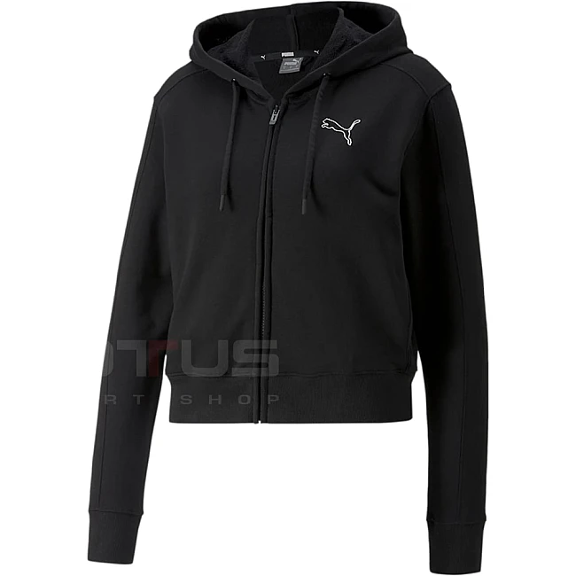 ДАМСКО ГОРНИЩЕ PUMA HER FULL-ZIP HOODIE TR BLACK