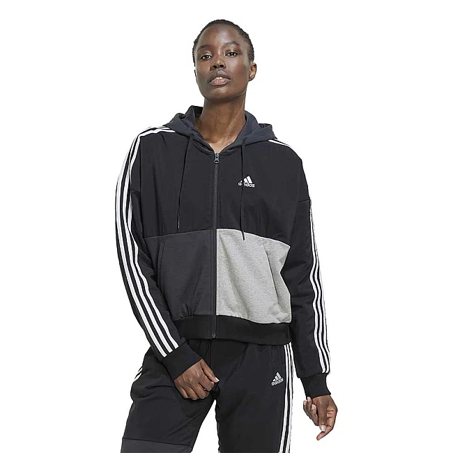 ДАМСКО ГОРНИЩЕ ADIDAS CB B FZ HDY BLACK/GREY