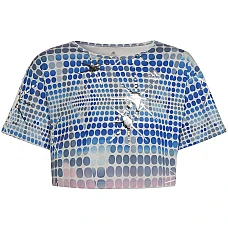 ДЕТСКА ТЕНИСКА ЗА МОМИЧЕ ADIDAS AR D TEE BLUE/GREY