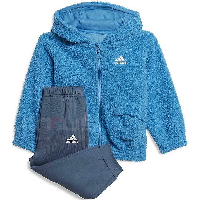 БЕБЕШКИ СПОРТЕН ЕКИП ЗА МОМЧЕ ADIDAS BOA FZ HD JOG BLUE