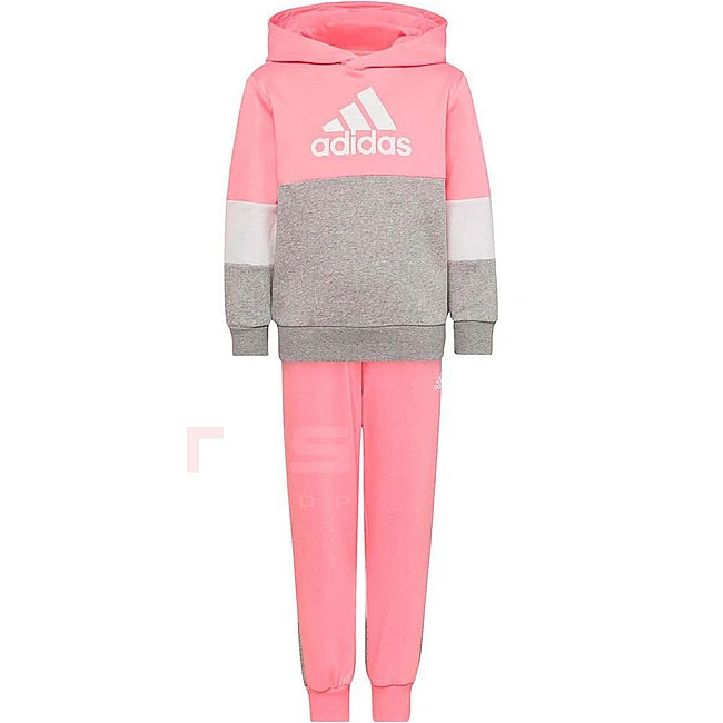 ДЕТСКИ СПОРТЕН ЕКИП ADIDAS CB FL TS GREY HTHR/PINK