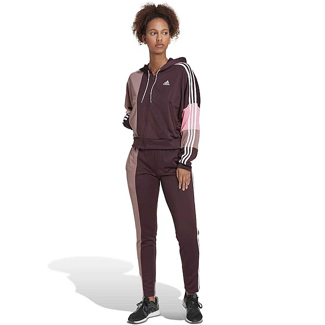 ДАМСКИ СПОРТЕН ЕКИП ADIDAS BOLD BLOCK TS MAROON