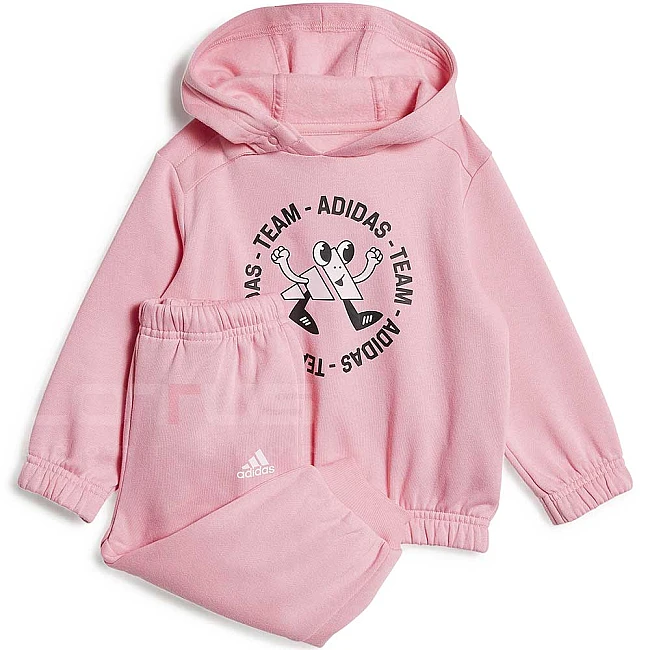 БЕБЕШКИ СПОРТЕН ЕКИП ЗА МОМИЧЕ ADIDAS OVER JOG FL PINK