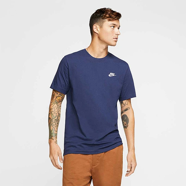МЪЖКА ТЕНИСКА NIKE NSW CLUB TEE NAVY