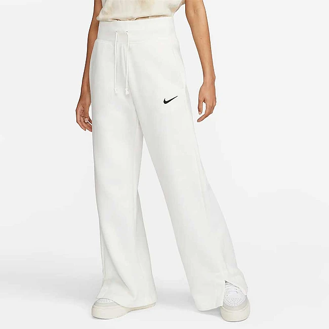 ДАМСКО ДОЛНИЩЕ NIKE NSW PHNX FLC HR PANT WIDE SAIL