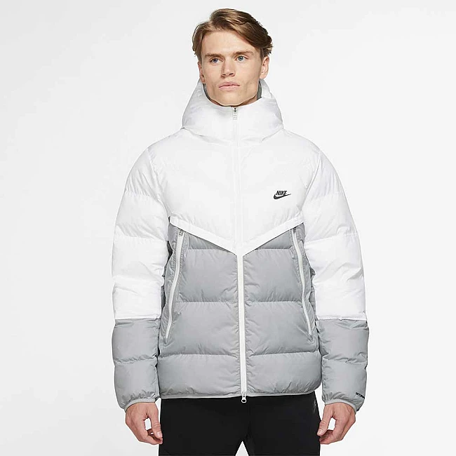 МЪЖКО ЯКЕ NIKE SF WR PL-FLD HD JKT WHITE