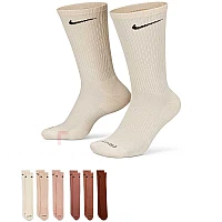 ЧОРАПИ NIKE EVERYDAY PLUS CUSH CREW 6PR - 132 PEARL/BEIGE