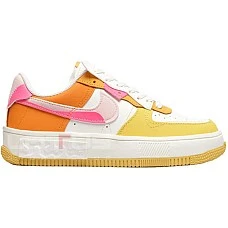 ДАМСКИ ОБУВКИ NIKE AIR FORCE 1 FONTANKA SB WHITE/ORANGE/YELLOW