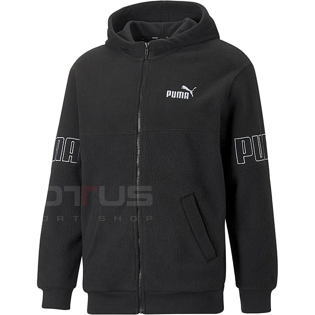 МЪЖКО ГОРНИЩЕ PUMA POWER WINTERIZED FULL-ZIP HOODIE BLACK