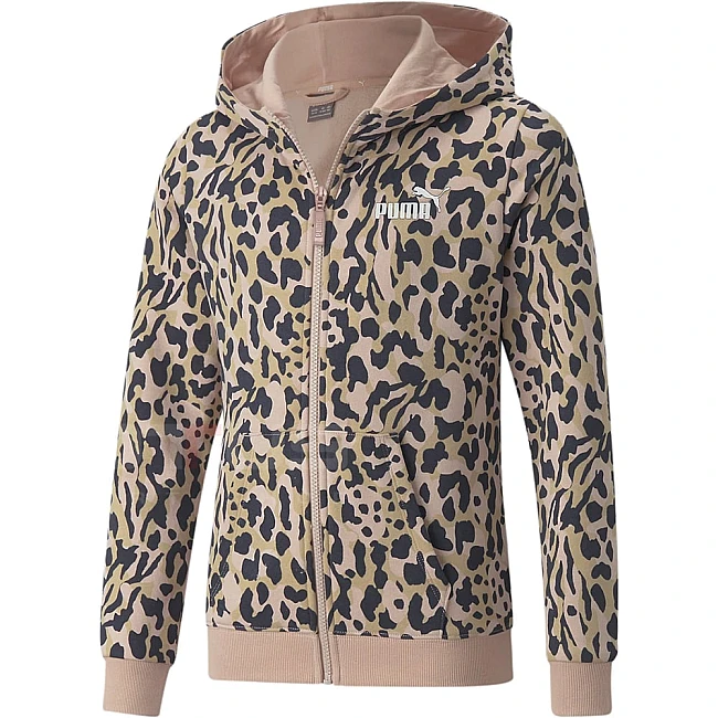 ДЕТСКО ГОРНИЩЕ PUMA ALPHA AOP FULL-ZIP HOODIE FL G ROSE