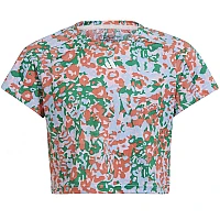 ДЕТСКА ТЕНИСКА ЗА МОМИЧЕ ADIDAS G TR-ES AOP TEE PINK/BLUE