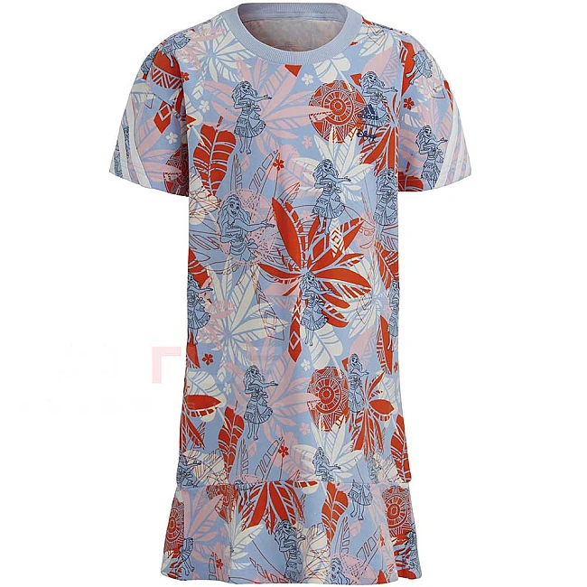 ДЕТСКА РОКЛЯ ЗА МОМИЧЕ ADIDAS LG DY MNA DRESS BLUE/PINK