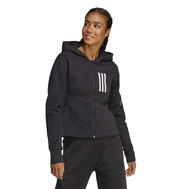 ДАМСКО ГОРНИЩЕ ADIDAS MV SL FZ HD BLACK