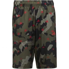 ДЕТСКИ КЪСИ ПАНТАЛОНИ ADIDAS TR-ES AOP SH OLIVE