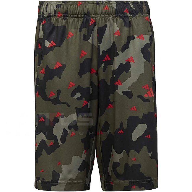 ДЕТСКИ КЪСИ ПАНТАЛОНИ ADIDAS TR-ES AOP SH OLIVE