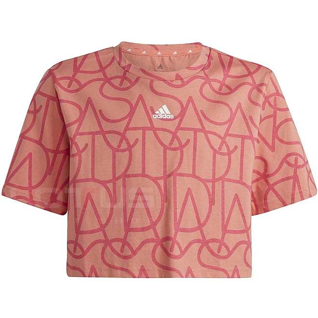 ДЕТСКА ТЕНИСКА ЗА МОМИЧЕ ADIDAS BLUV2 T ORANGE