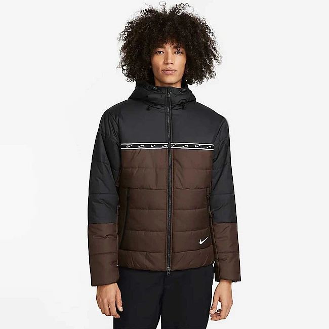 МЪЖКО ЯКЕ NIKE NSW REPEAT SYN FILL JKT BLACK/BROWN