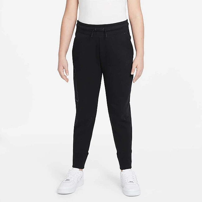 ДЕТСКО ДОЛНИЩЕ ЗА МОМИЧЕ NIKE NSW TCH FLC PANT BLACK