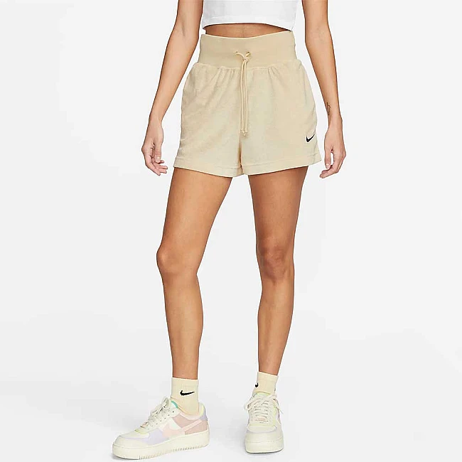 ДАМСКИ КЪСИ ПАНТАЛОНИ NIKE NSW TRRY SHORT MS VANILLA