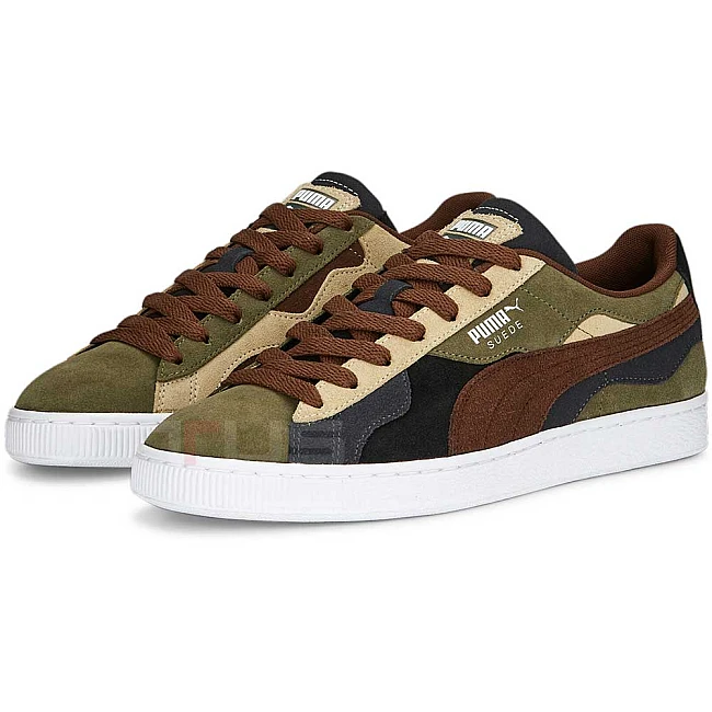 МЪЖКИ ОБУВКИ PUMA SUEDE CAMOWARE OLIVE/BROWN