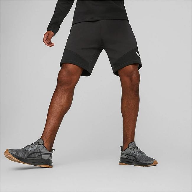МЪЖКИ КЪСИ ПАНТАЛОНИ PUMA EVOSTRIPE SHORTS 8IN DK BLACK