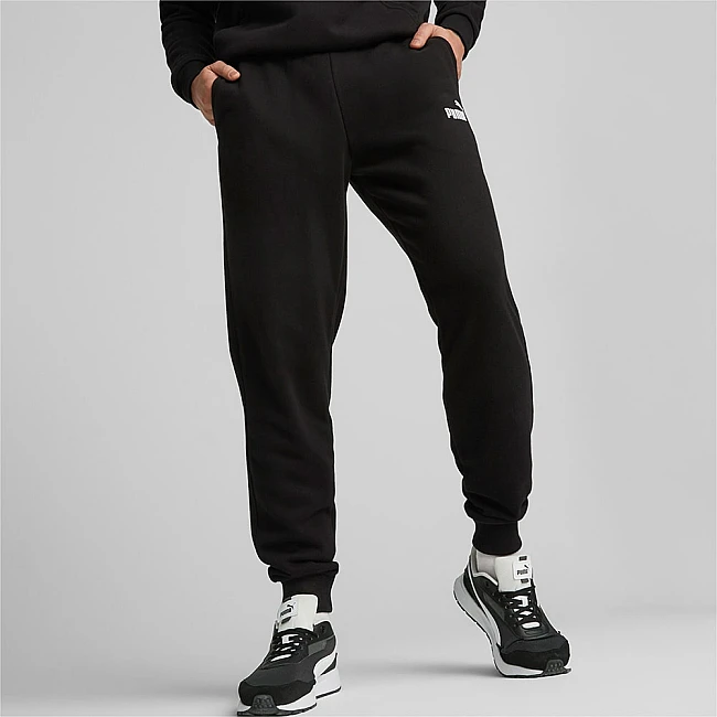 МЪЖКО ДОЛНИЩЕ PUMA ESS ELEVATED SWEATPANTS TR CL BLACK