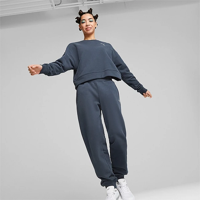 ДАМСКИ СПОРТЕН ЕКИП PUMA LOUNGEWEAR SUIT TR DK BLUE