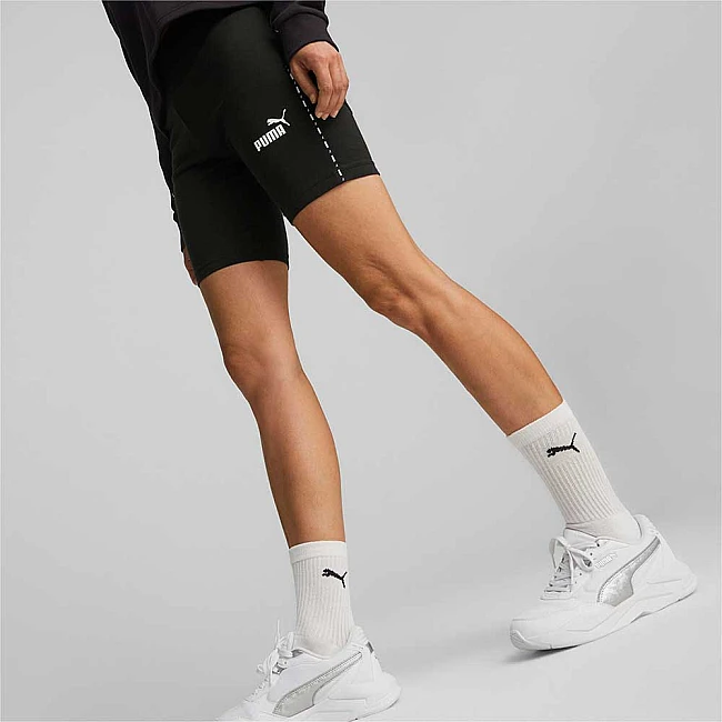 ДАМСКИ КЪС КЛИН PUMA POWER TAPE 7IN SHORT LEGGINGS BLACK