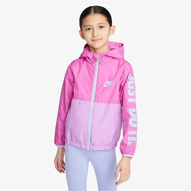ДЕТСКО ЯКЕ ЗА МОМИЧЕ NIKE JDI WINDRNNR JKT FUCHSIA