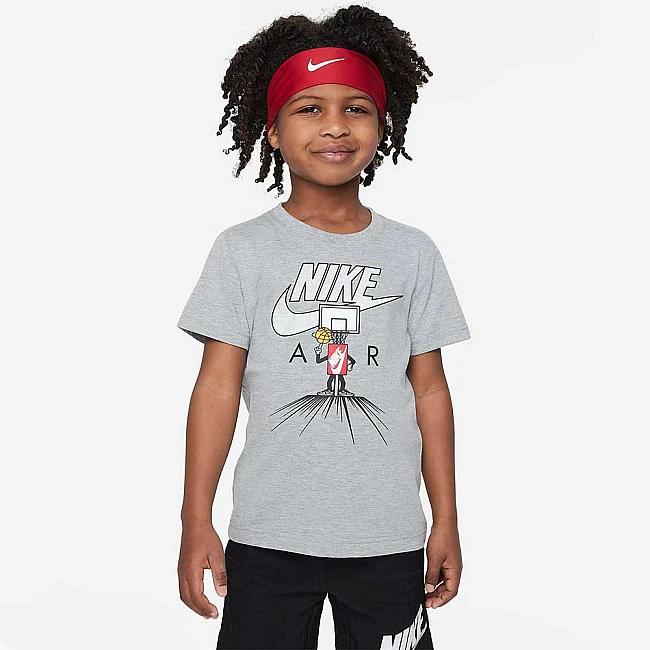 ДЕТСКА ТЕНИСКА ЗА МОМЧЕ NIKE ICONS OF PLAY SS TEE DK GREY