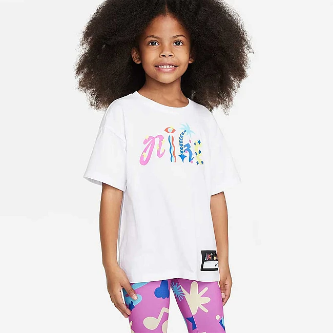 ДЕТСКА ТЕНИСКА ЗА МОМИЧЕ NIKE  I.A.I.R TEE WHITE