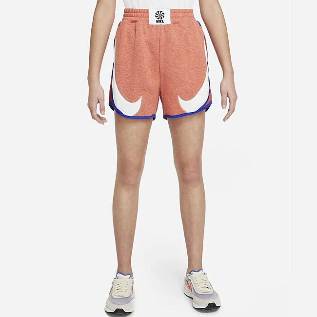 ДЕТСКИ КЪСИ ПАНТАЛОНИ NIKE NSW DF CIRCA SHORT MADDER ROOT