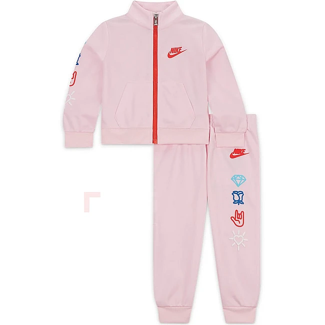 БЕБЕШКИ СПОРТЕН ЕКИП ЗА МОМИЧЕ NIKE XO SWOOSH TRICOT SET PINK