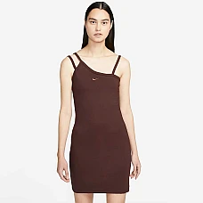 ДАМСКА РОКЛЯ NIKE NSW EVRDY MOD AYSM TNK DRSS BROWN