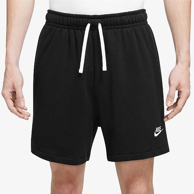 МЪЖКИ КЪСИ ПАНТАЛОНИ NIKE CLUB FT FLOW SHORT BLACK